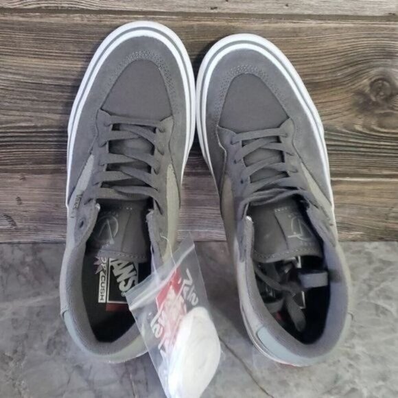 New Vans Rowan Pro Grey White Skateboarding Sneakers - Picture 7 of 9